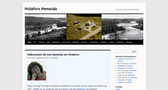 Desktop Screenshot of holafors.vildavastra.se